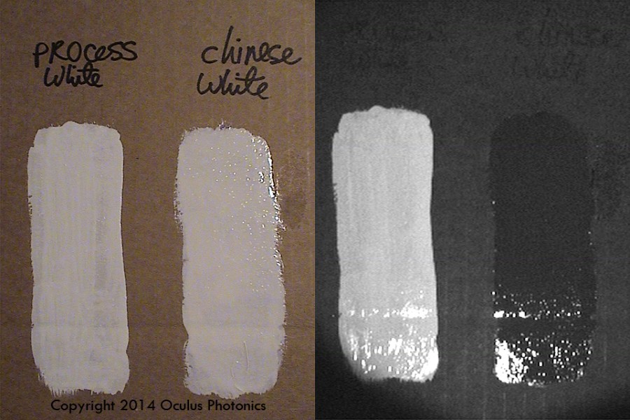 Watermark Process and Chinese White Vis-UV